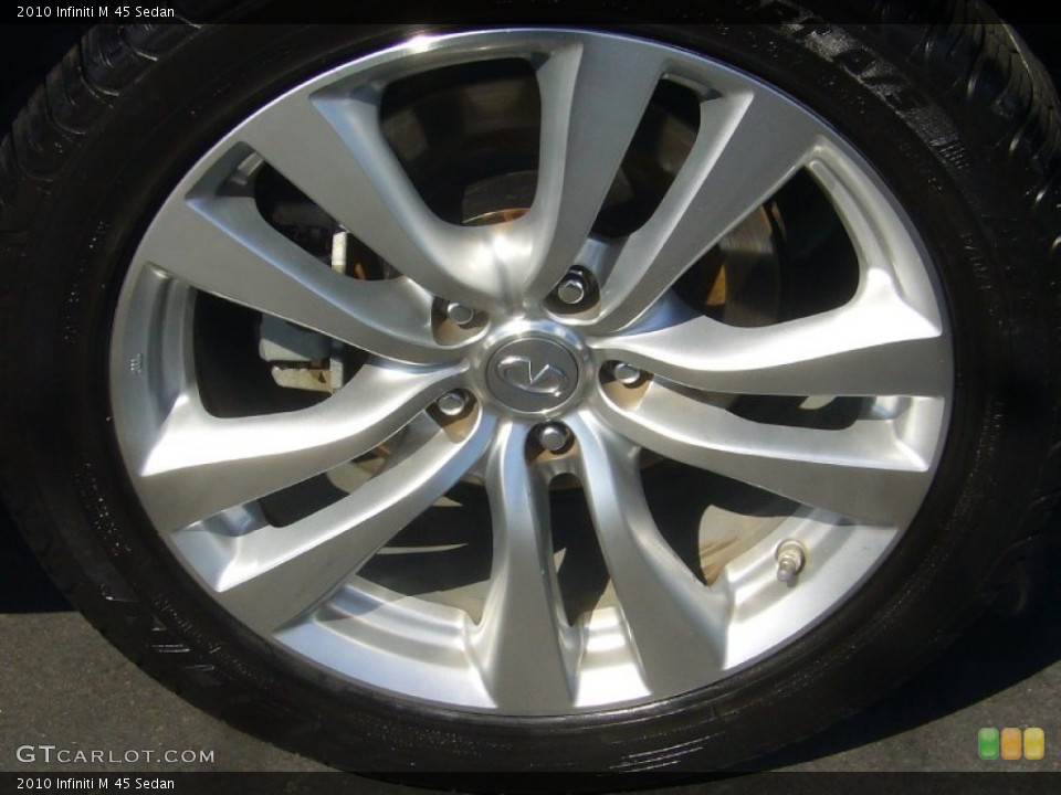 2010 Infiniti M 45 Sedan Wheel and Tire Photo #70844531