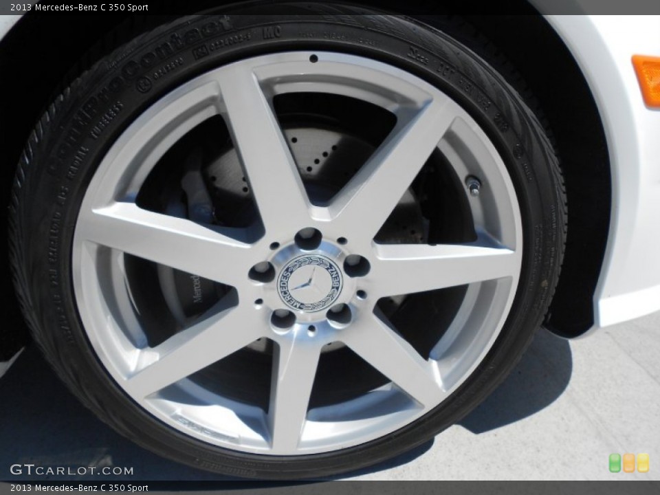 2013 Mercedes-Benz C 350 Sport Wheel and Tire Photo #70852969