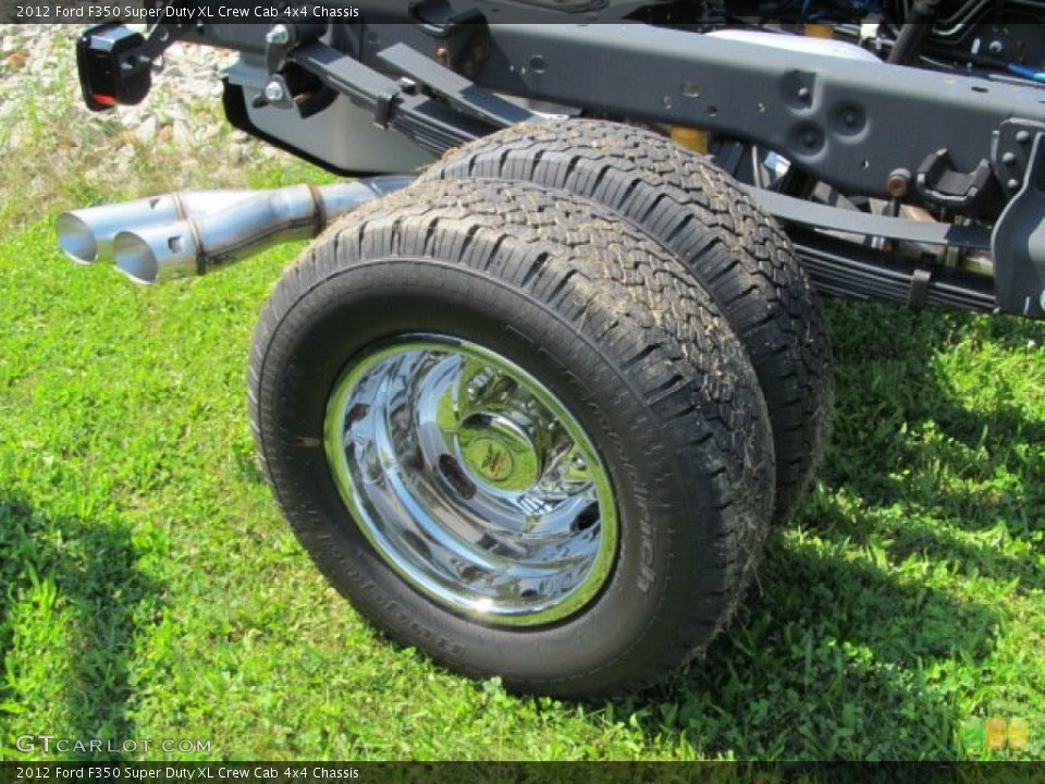 2012 Ford F350 Super Duty XL Crew Cab 4x4 Chassis Wheel and Tire Photo #70867726