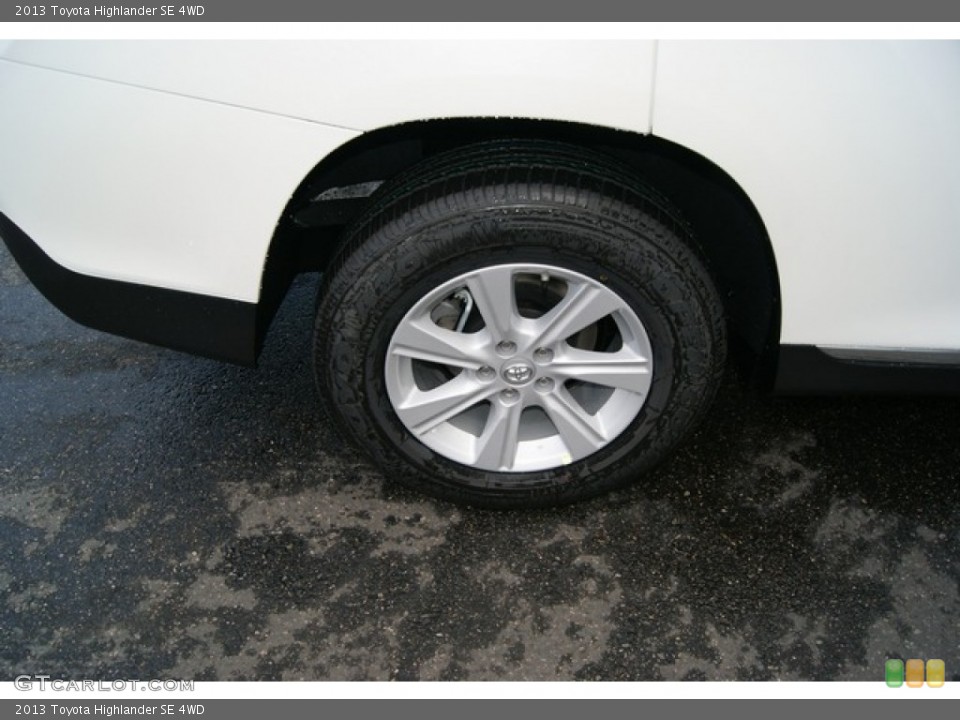 2013 Toyota Highlander SE 4WD Wheel and Tire Photo #70872487