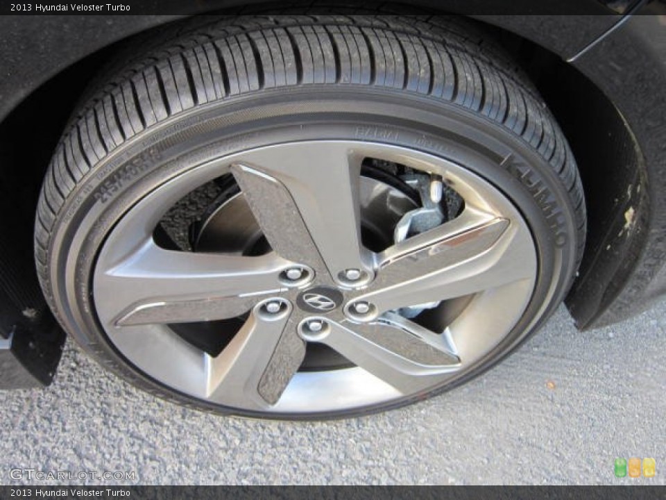 2013 Hyundai Veloster Turbo Wheel and Tire Photo #70874086