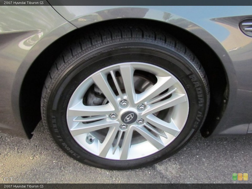 2007 Hyundai Tiburon GS Wheel and Tire Photo #70880524
