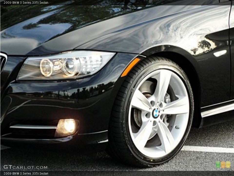 2009 BMW 3 Series 335i Sedan Wheel and Tire Photo #70883938