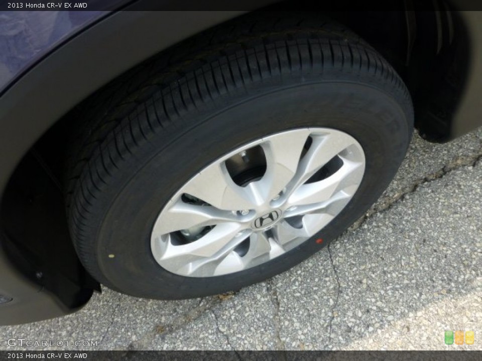 2013 Honda CR-V EX AWD Wheel and Tire Photo #70888186