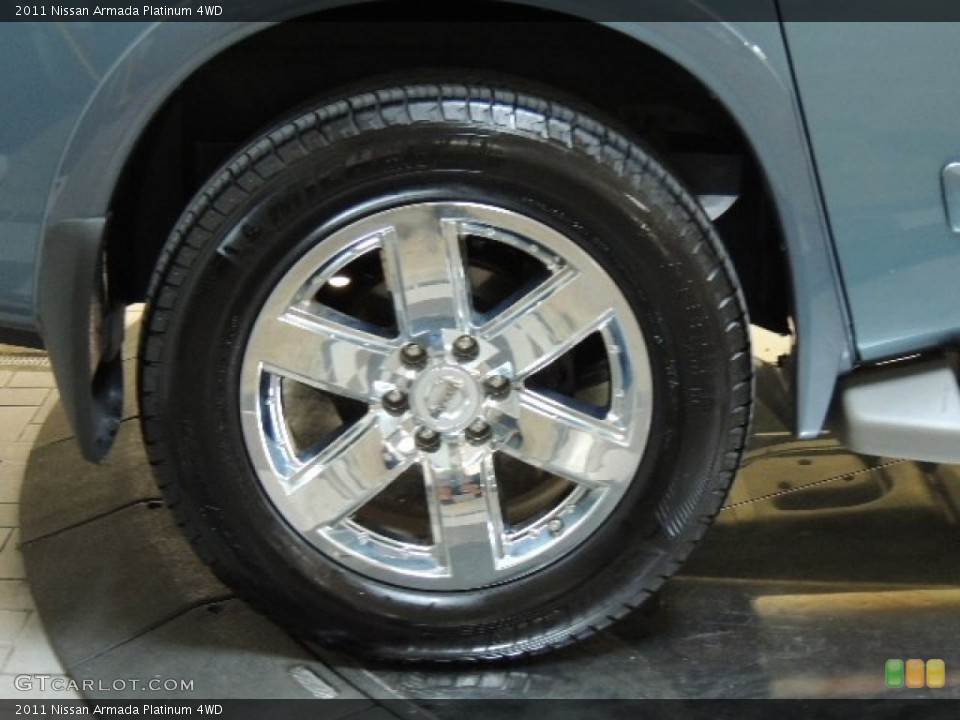 2011 Nissan Armada Platinum 4WD Wheel and Tire Photo #70891666