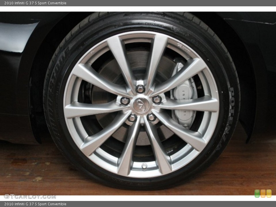 2010 Infiniti G 37 S Sport Convertible Wheel and Tire Photo #70900264