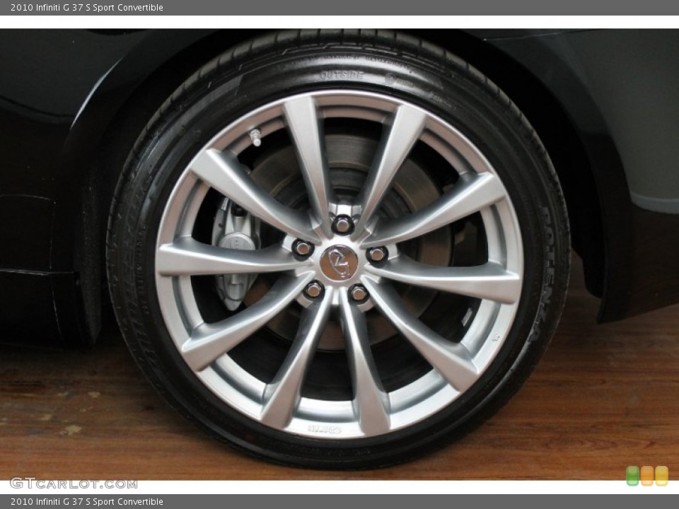 2010 Infiniti G 37 S Sport Convertible Wheel and Tire Photo #70900273