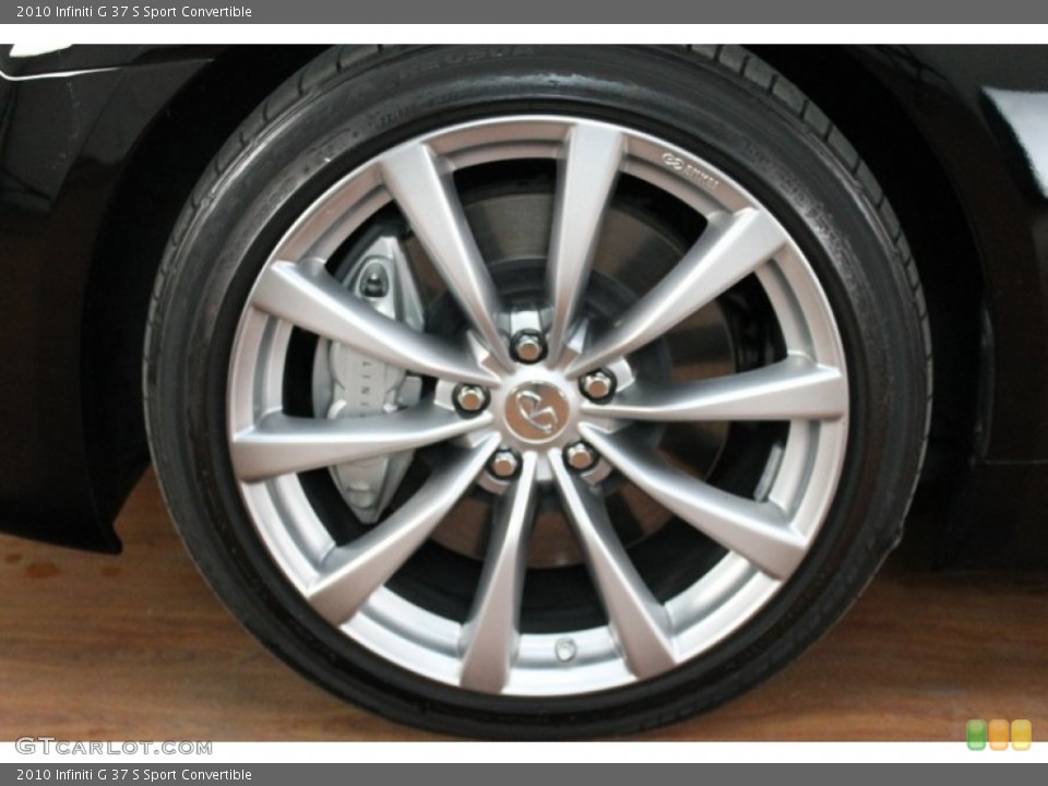 2010 Infiniti G 37 S Sport Convertible Wheel and Tire Photo #70900282