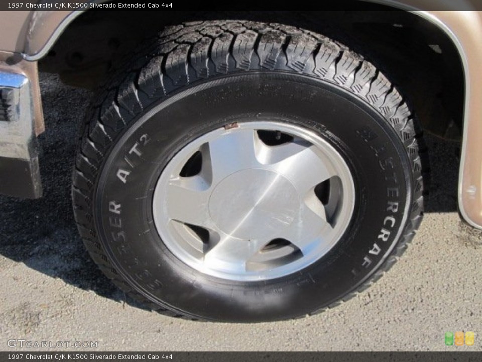 1997 Chevrolet C/K K1500 Silverado Extended Cab 4x4 Wheel and Tire Photo #70901217
