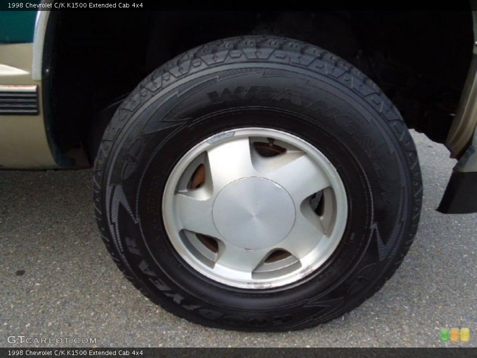 1998 Chevrolet C/K K1500 Extended Cab 4x4 Wheel and Tire Photo #70901566