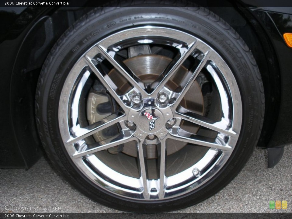 2006 Chevrolet Corvette Convertible Wheel and Tire Photo #70905385