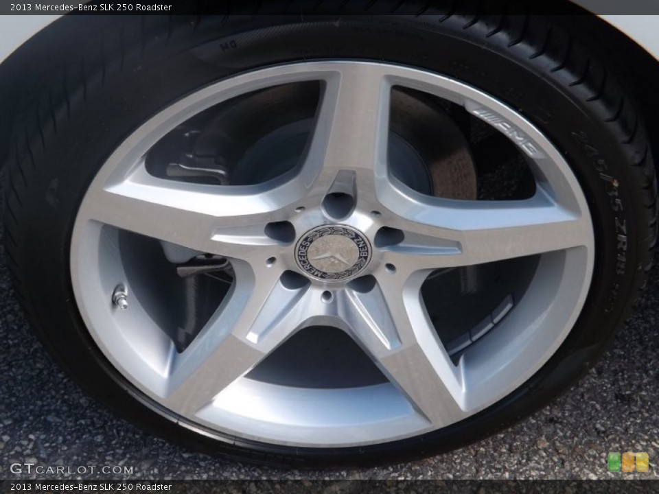 2013 Mercedes-Benz SLK 250 Roadster Wheel and Tire Photo #70911126