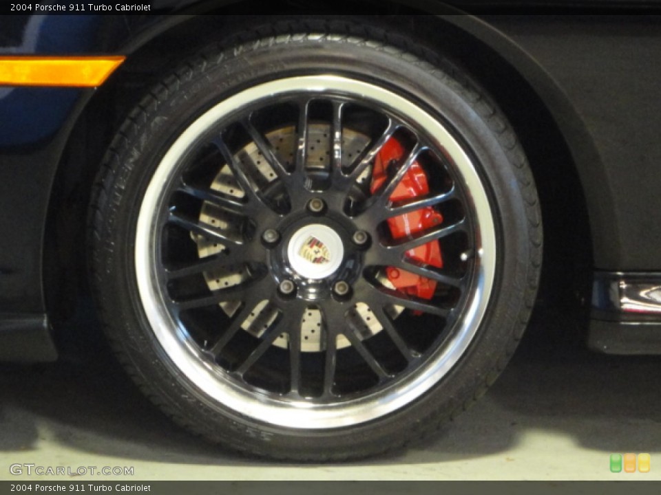 2004 Porsche 911 Turbo Cabriolet Wheel and Tire Photo #70914922