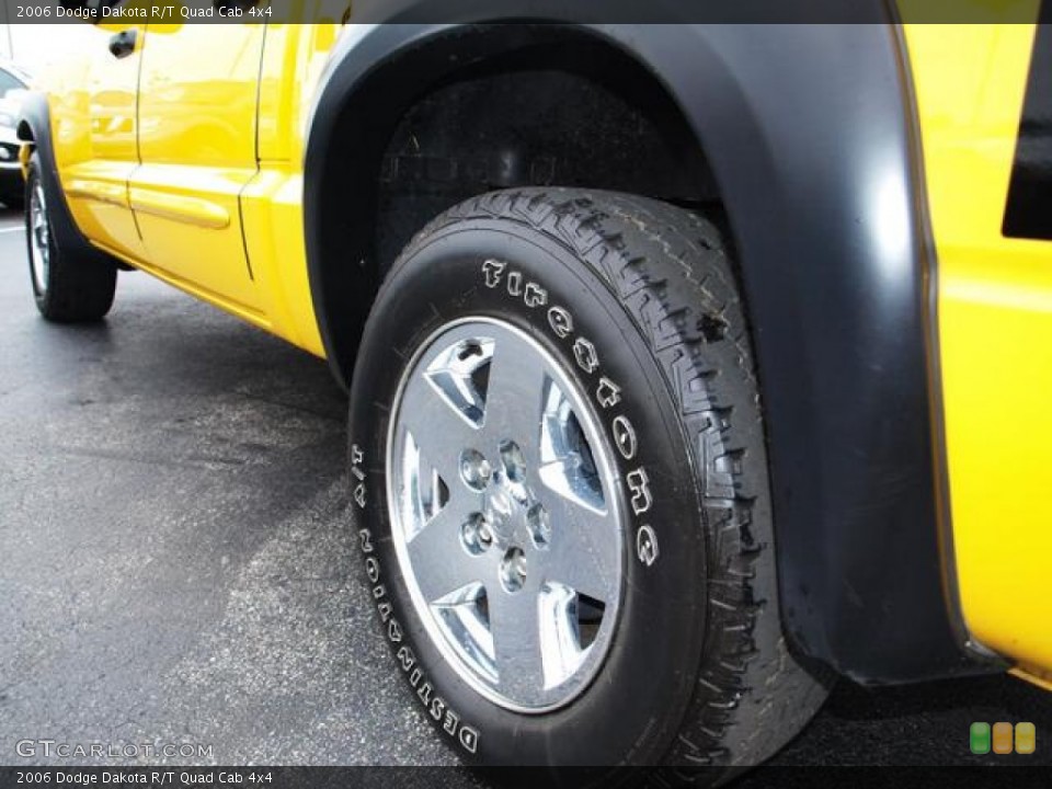 2006 Dodge Dakota R/T Quad Cab 4x4 Wheel and Tire Photo #70920718