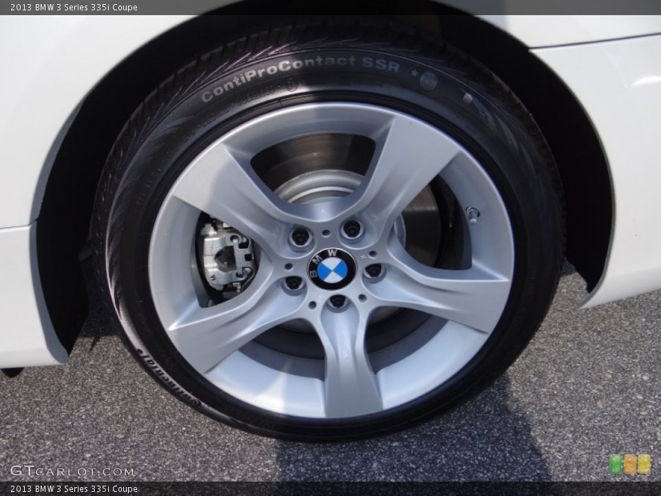 2013 BMW 3 Series 335i Coupe Wheel and Tire Photo #70939834