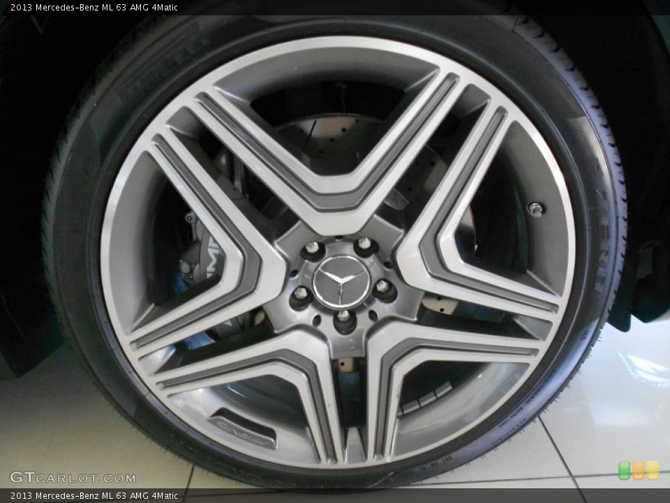 2013 Mercedes-Benz ML 63 AMG 4Matic Wheel and Tire Photo #70943362