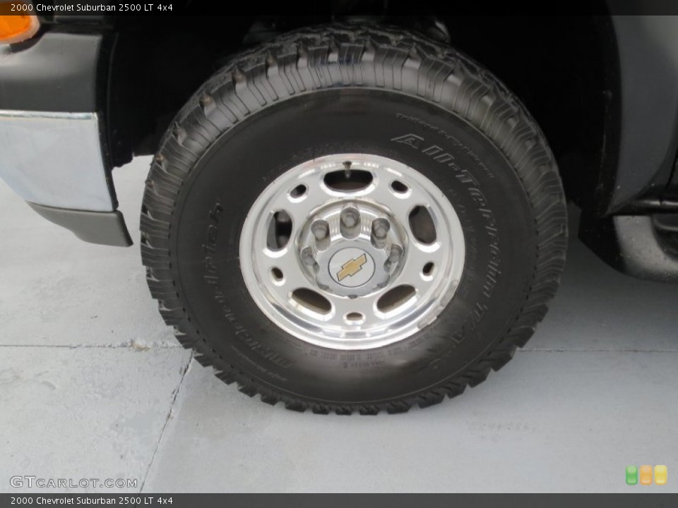 2000 Chevrolet Suburban 2500 LT 4x4 Wheel and Tire Photo #70943650