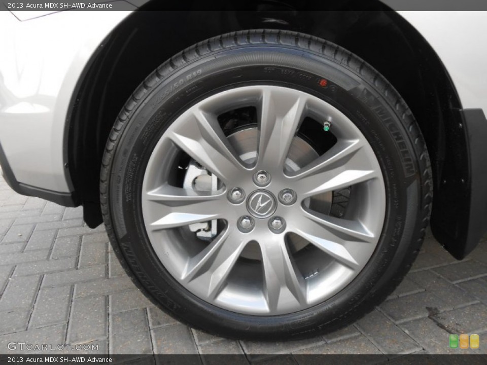 2013 Acura MDX SH-AWD Advance Wheel and Tire Photo #70945522