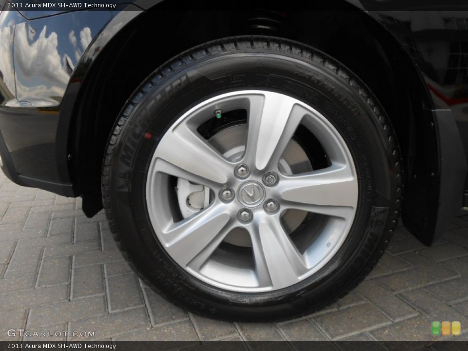 2013 Acura MDX SH-AWD Technology Wheel and Tire Photo #70945759