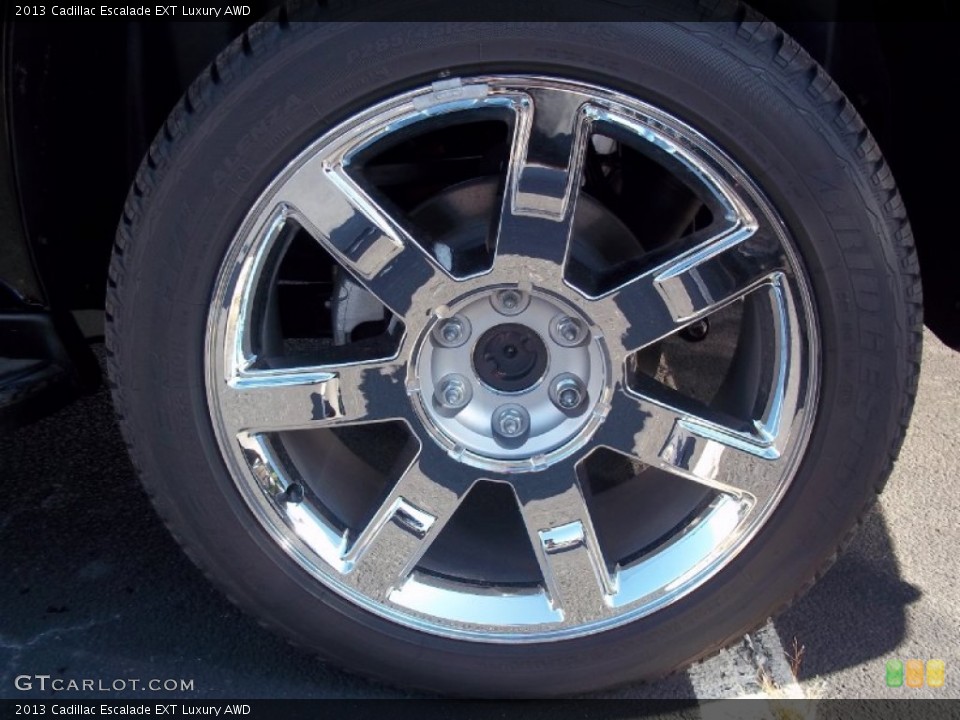 2013 Cadillac Escalade EXT Luxury AWD Wheel and Tire Photo #70947832
