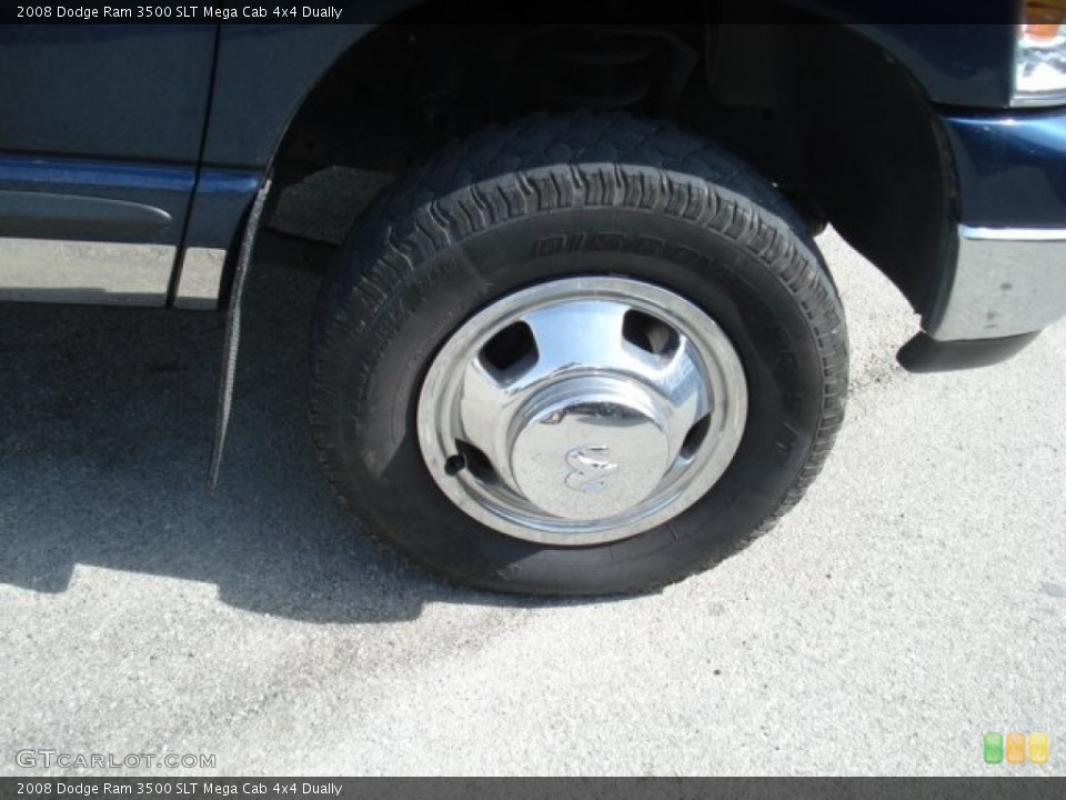 2008 Dodge Ram 3500 SLT Mega Cab 4x4 Dually Wheel and Tire Photo #70952251