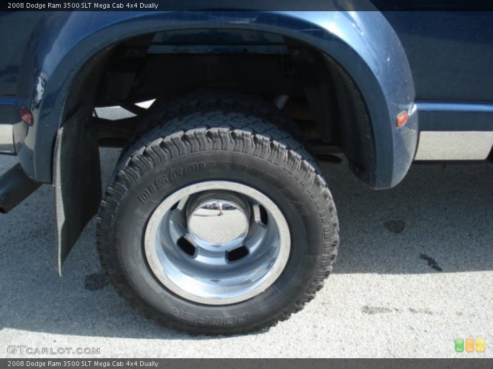 2008 Dodge Ram 3500 SLT Mega Cab 4x4 Dually Wheel and Tire Photo #70952260