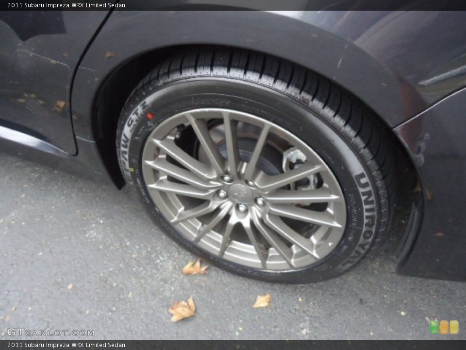 2011 Subaru Impreza WRX Limited Sedan Wheel and Tire Photo #70953895