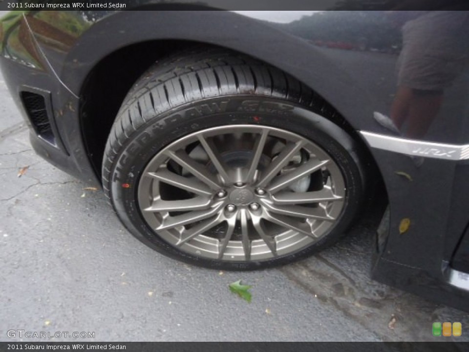 2011 Subaru Impreza WRX Limited Sedan Wheel and Tire Photo #70953901