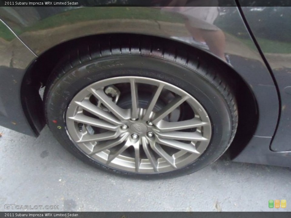 2011 Subaru Impreza WRX Limited Sedan Wheel and Tire Photo #70953913