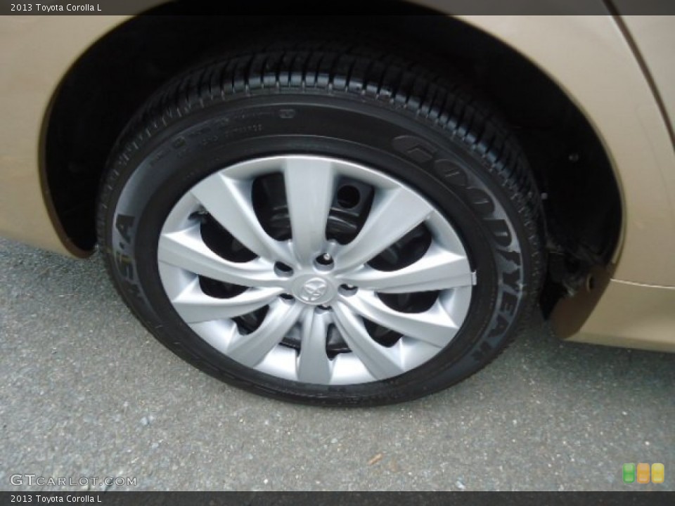 2013 Toyota Corolla L Wheel and Tire Photo #70956295