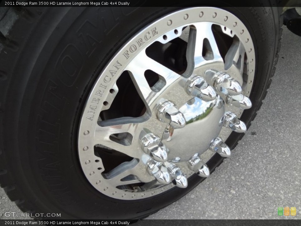 2011 Dodge Ram 3500 HD Custom Wheel and Tire Photo #70957882