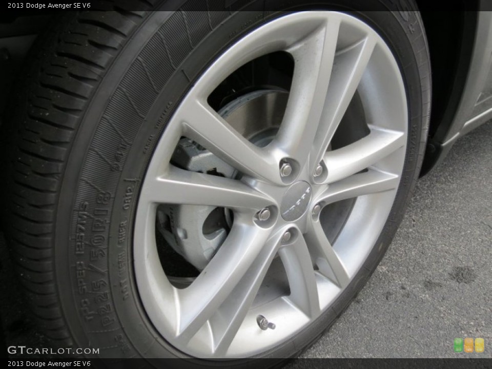 2013 Dodge Avenger SE V6 Wheel and Tire Photo #70958800