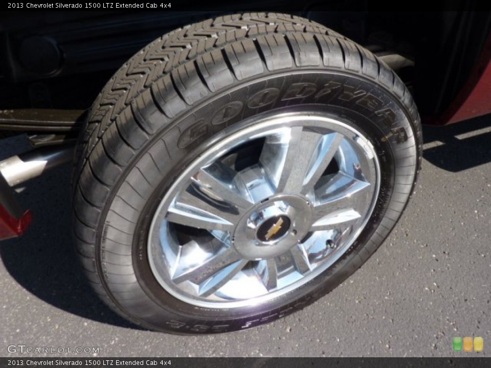 2013 Chevrolet Silverado 1500 LTZ Extended Cab 4x4 Wheel and Tire Photo #70968247