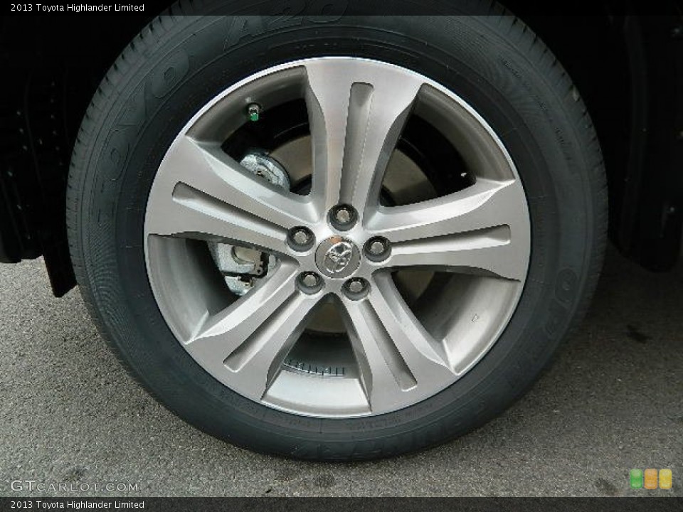 2013 Toyota Highlander Limited Wheel and Tire Photo #70972990