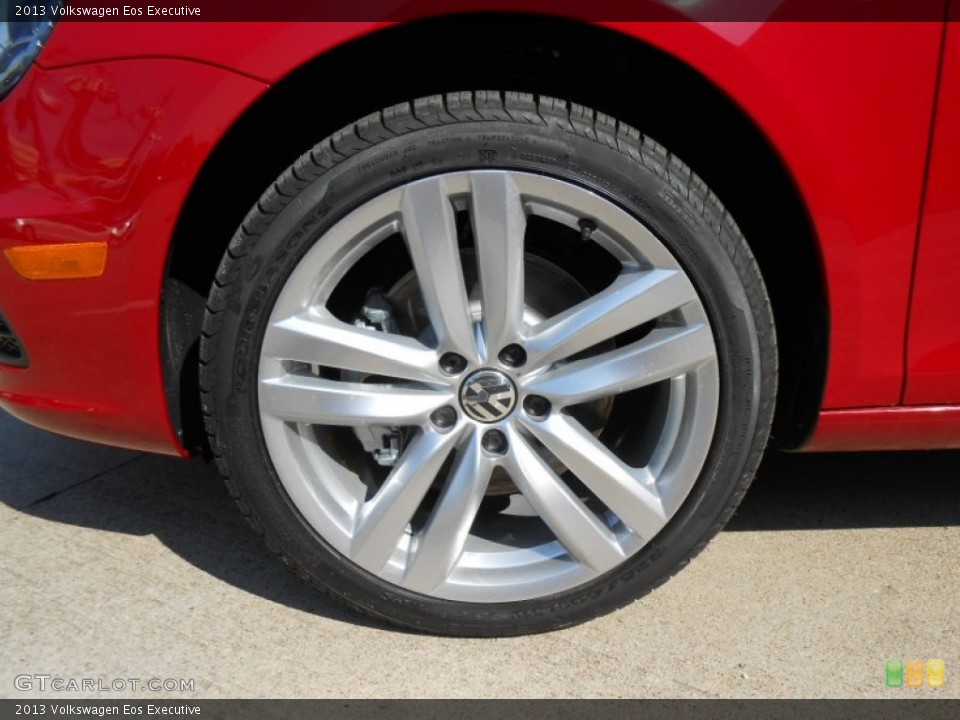 2013 Volkswagen Eos Executive Wheel and Tire Photo #70975222