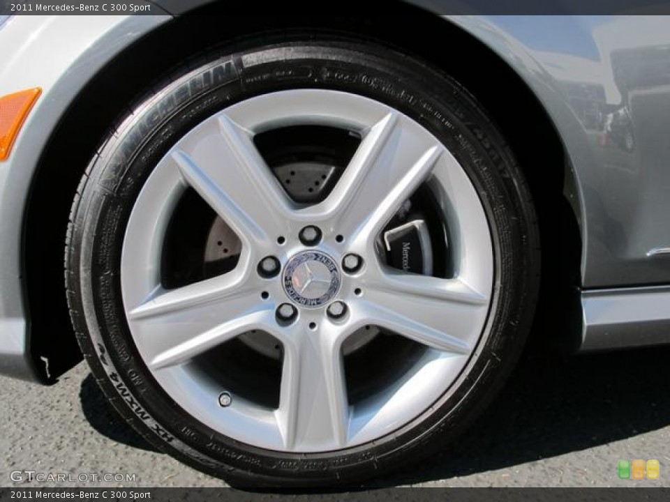 2011 Mercedes-Benz C 300 Sport Wheel and Tire Photo #70976098