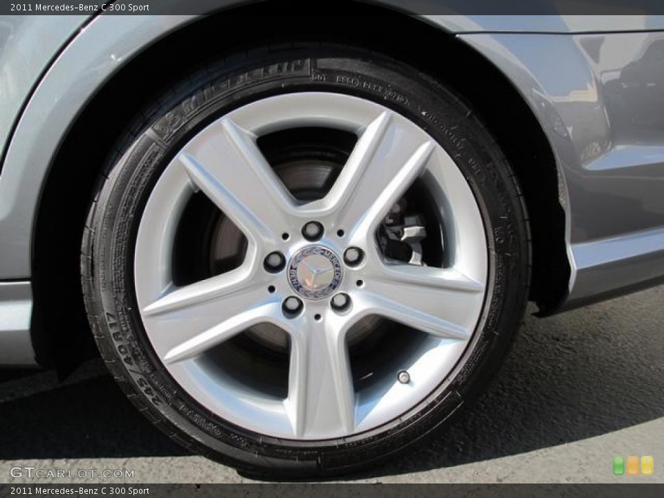 2011 Mercedes-Benz C 300 Sport Wheel and Tire Photo #70976107