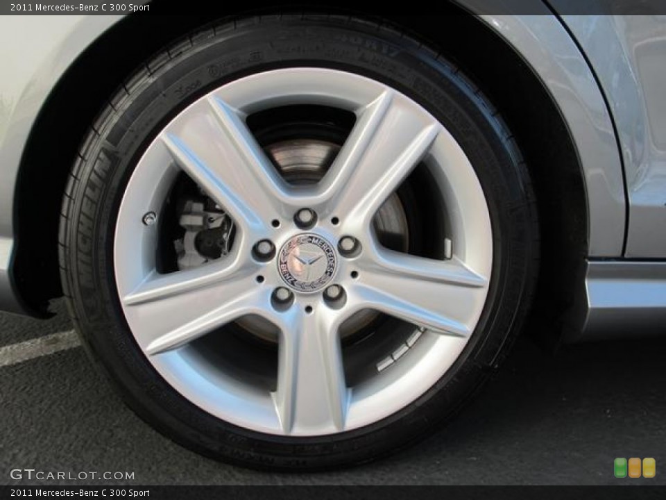 2011 Mercedes-Benz C 300 Sport Wheel and Tire Photo #70976116