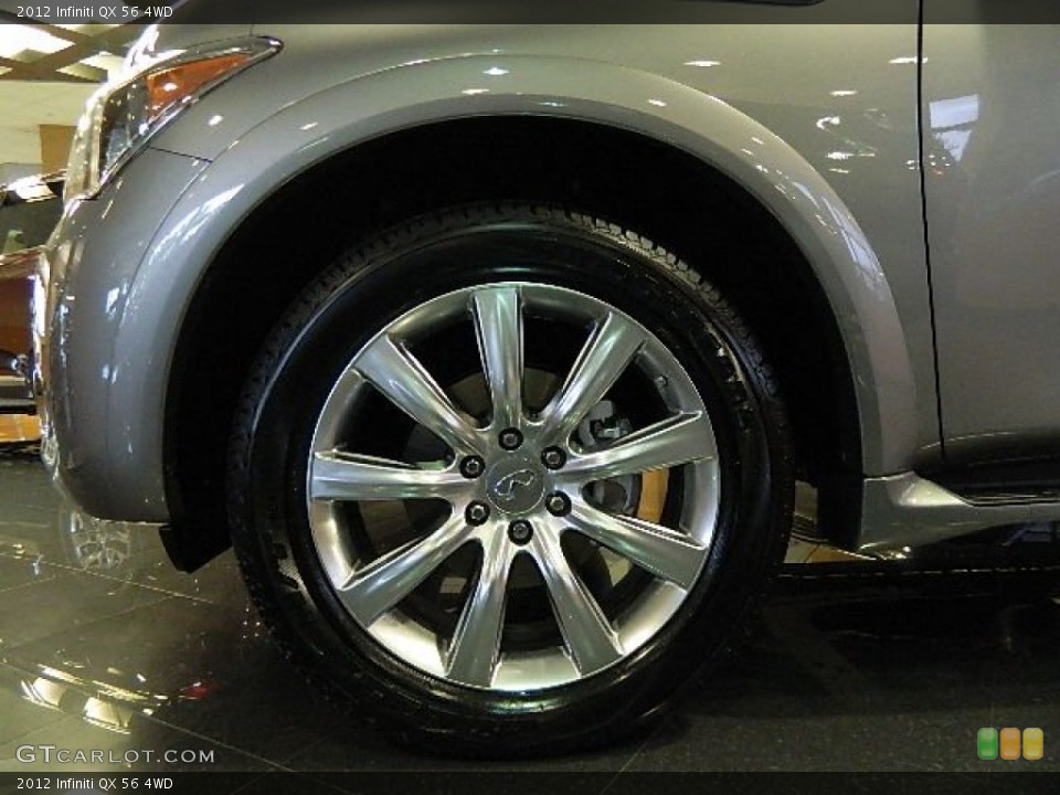 2012 Infiniti QX 56 4WD Wheel and Tire Photo #70977898