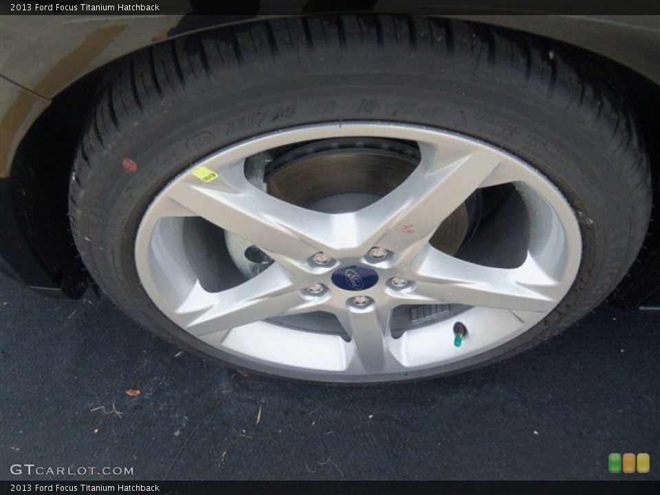 2013 Ford Focus Titanium Hatchback Wheel and Tire Photo #70978390