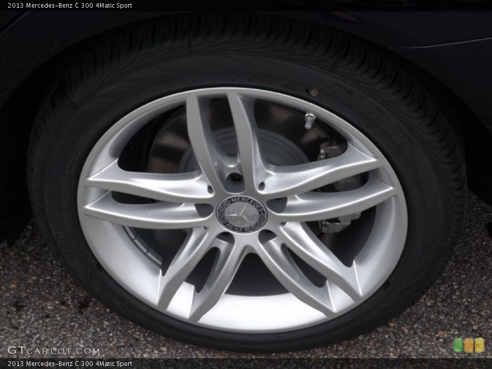 2013 Mercedes-Benz C 300 4Matic Sport Wheel and Tire Photo #70979713