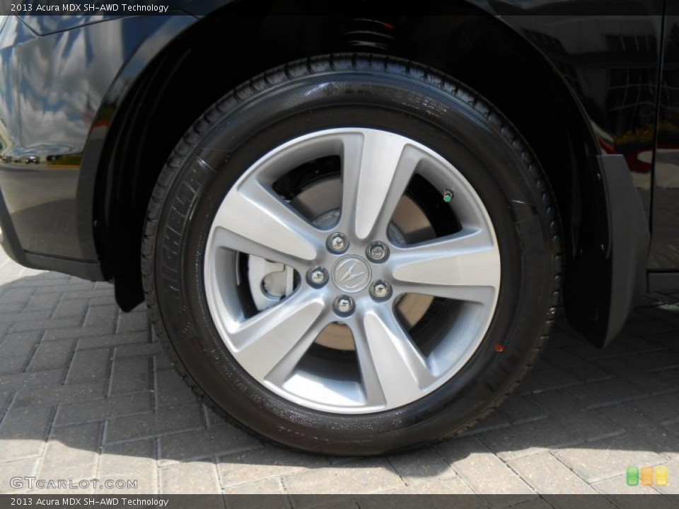 2013 Acura MDX SH-AWD Technology Wheel and Tire Photo #70991326