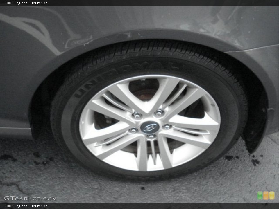 2007 Hyundai Tiburon GS Wheel and Tire Photo #70994413