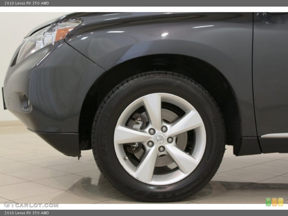 2010 Lexus RX 350 AWD Wheel and Tire Photo #70995826