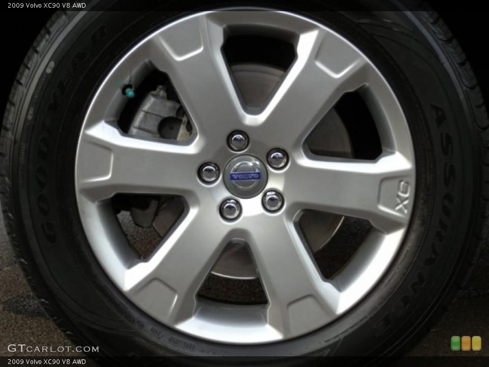 2009 Volvo XC90 V8 AWD Wheel and Tire Photo #71006243