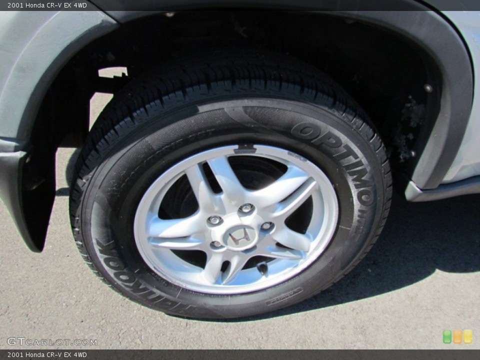 2001 Honda CR-V EX 4WD Wheel and Tire Photo #71013920