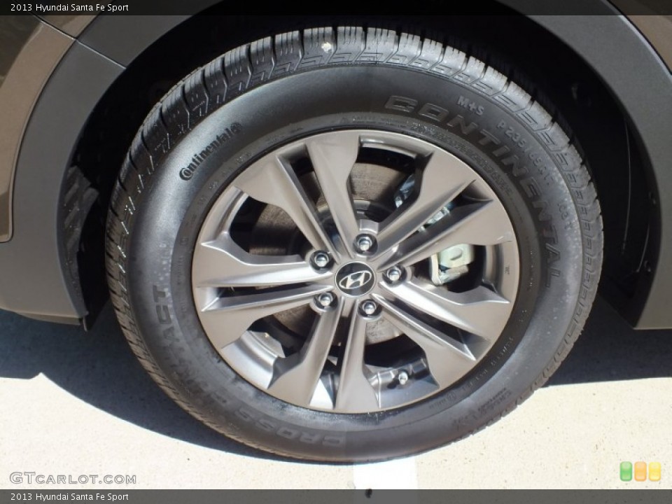 2013 Hyundai Santa Fe Sport Wheel and Tire Photo #71018831