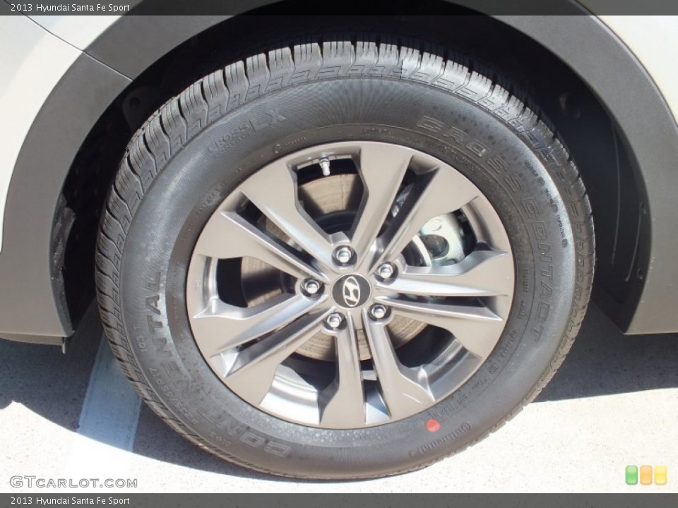 2013 Hyundai Santa Fe Sport Wheel and Tire Photo #71019074