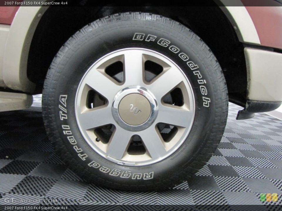 2007 Ford F150 FX4 SuperCrew 4x4 Wheel and Tire Photo #71019931