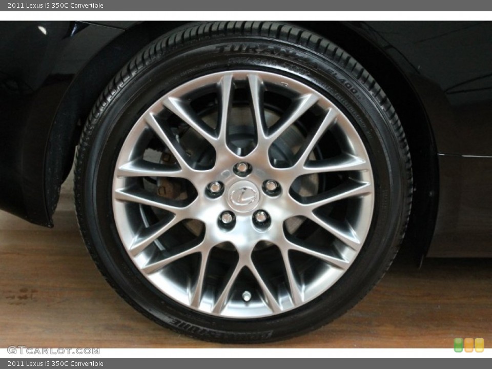 2011 Lexus IS 350C Convertible Wheel and Tire Photo #71019947